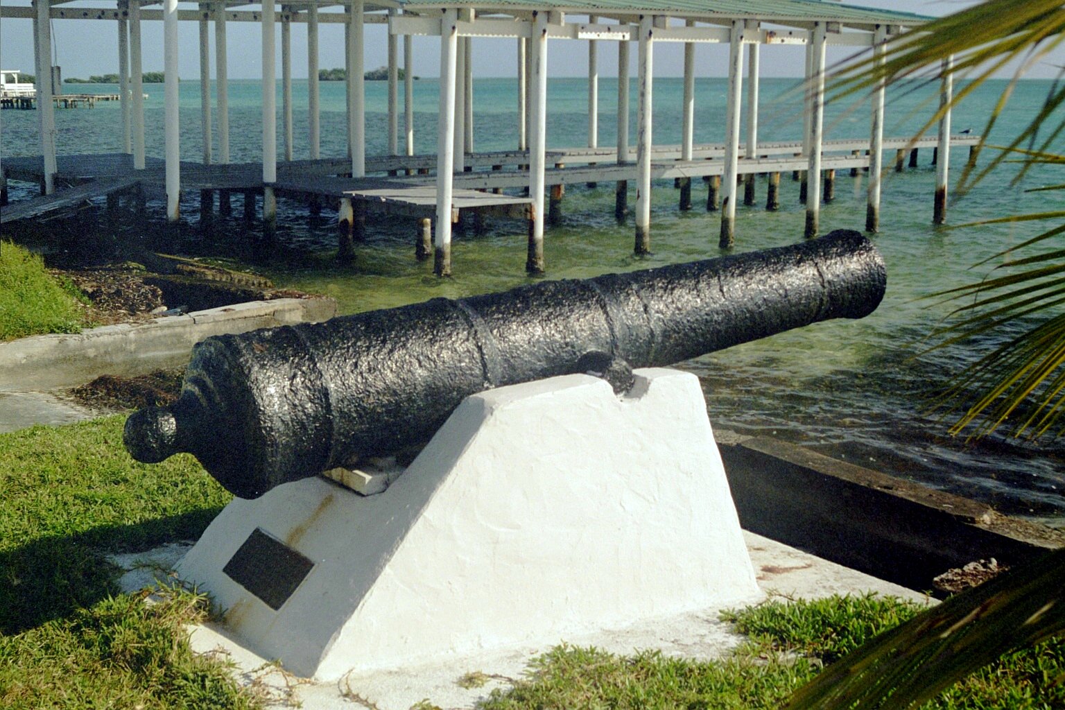 Ancient cannon standing sentry