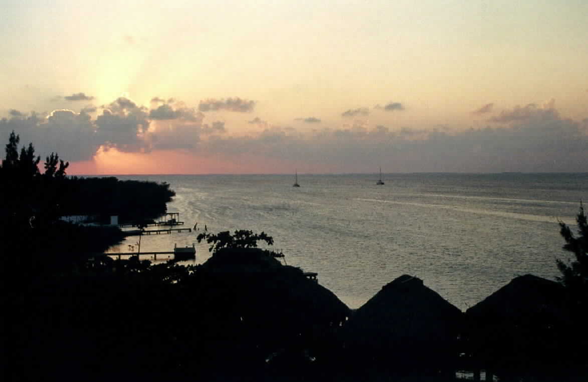 Sunset, St. George's Caye